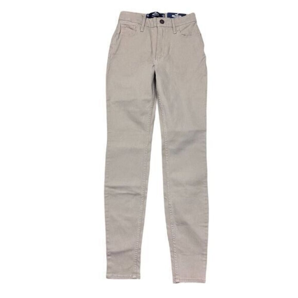 NWT Hollister Women's High-Rise Super Skinny Khaki Pants Size 23 00S